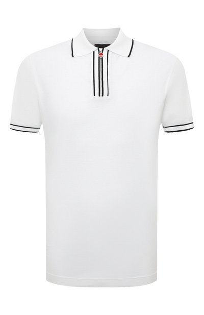 Мужская хлопковое поло KITON, арт. UK1267