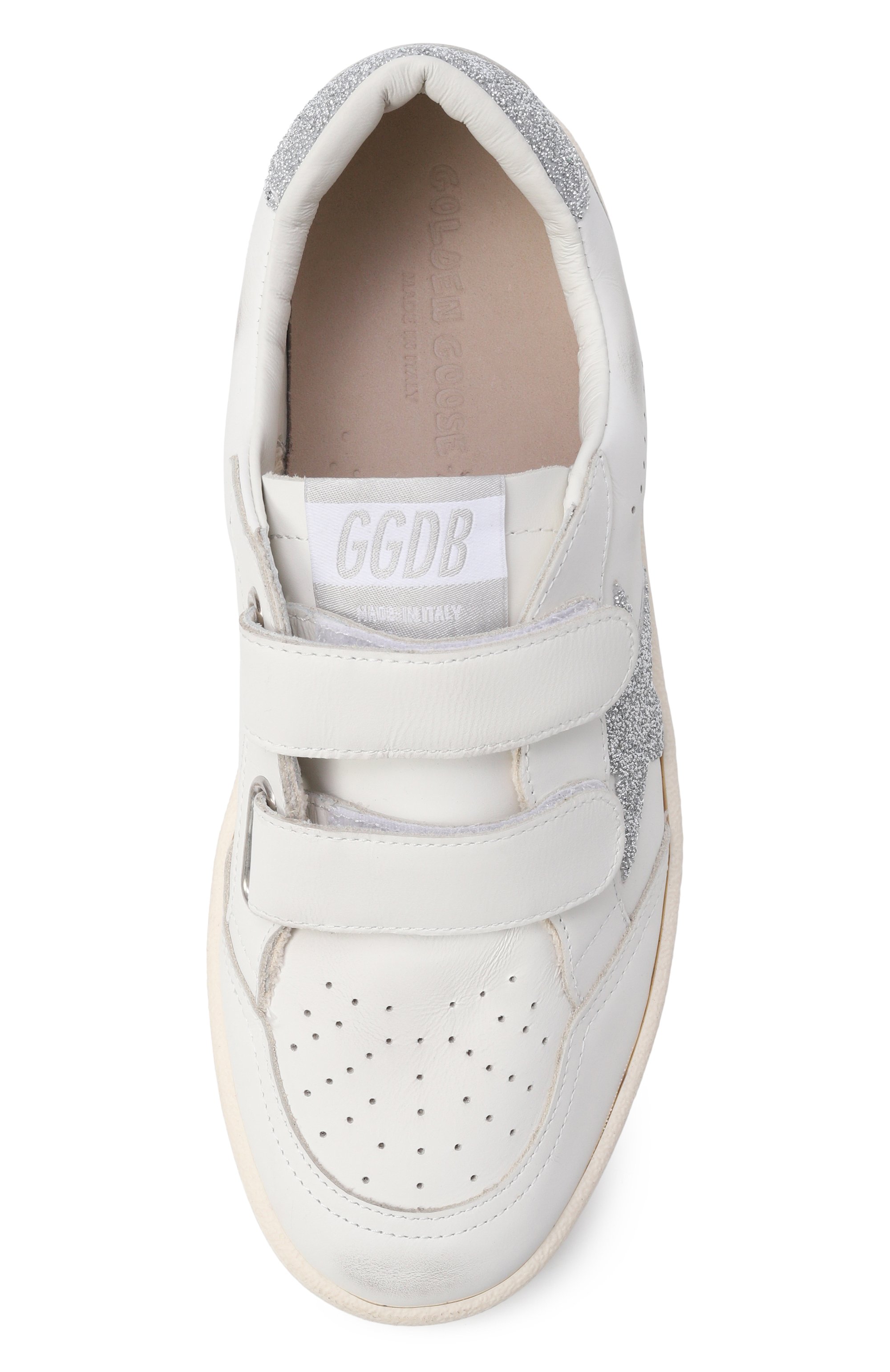Кожаные кеды ball star GOLDEN GOOSE DELUXE BRAND, арт. GTF00501.F008051, фото 4