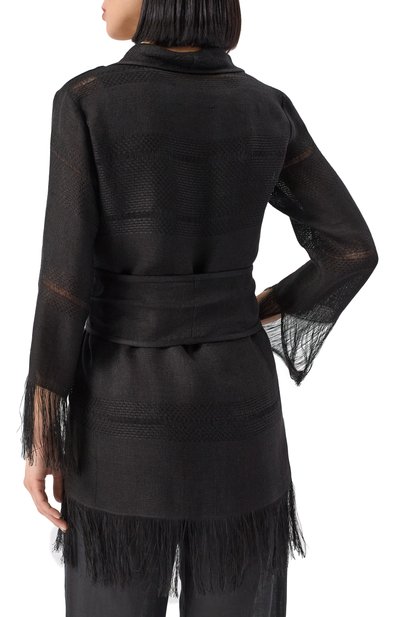 Жакет изо льна и вискозы KITON, арт. D59527K0955E01, фото 4