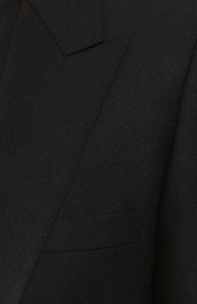 Приталенный жакет на одной пуговице с узкими лацканами SAINT LAURENT, арт. 468626/Y073Q, фото 5
