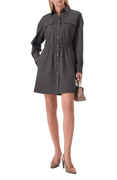 Шерстяное платье BRUNELLO CUCINELLI, арт. MP912AFS51, фото 2