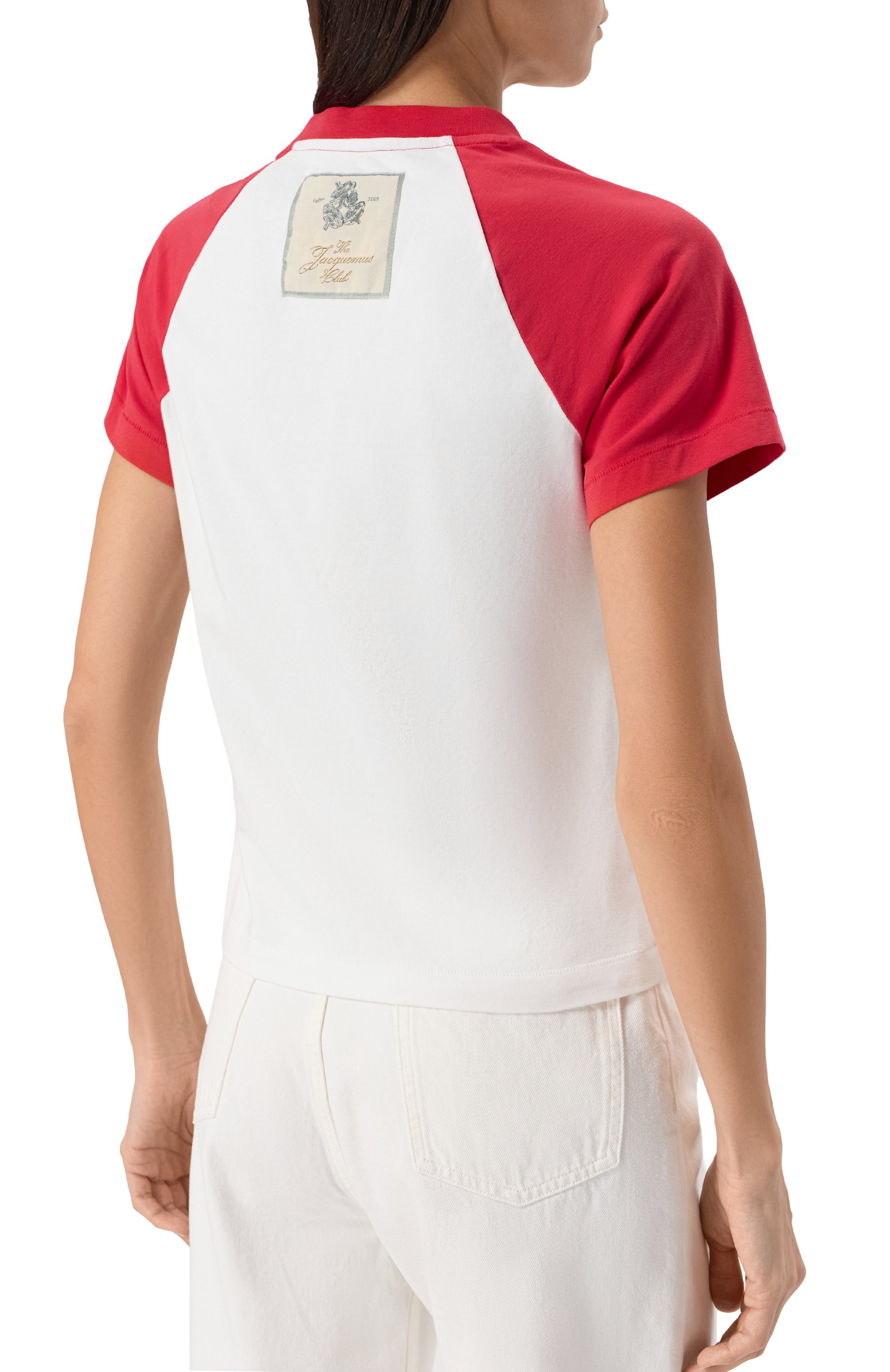 Хлопковая футболка JACQUEMUS, арт. 25E251JS205, фото 4