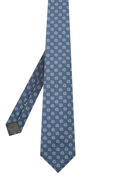 Шелковый галстук CANALI синего цвета по цене 10550 руб., арт. 18/HJ02901, фото 2 Шелковый галстук CANALI, арт. 18/HJ02901, фото 2