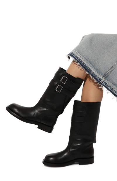 Кожаные сапоги milan ANN DEMEULEMEESTER, арт. 2402-W-R42-LT141-066, фото 3