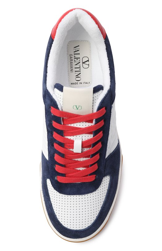 Кожаные кеды Sparry Valentino 8Y0S0M78/ZZM Разноцветный  8Y0S0M78/ZZM Фото 5
