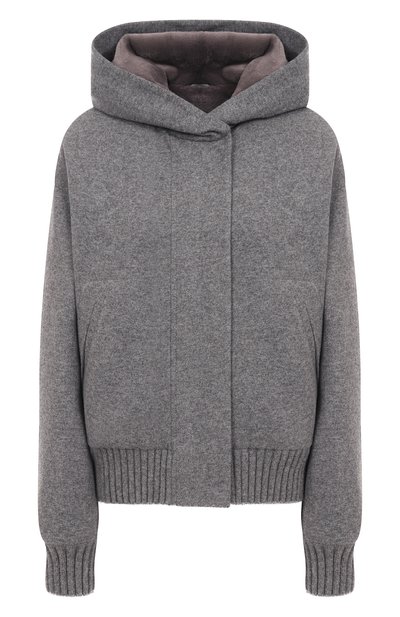 Женская куртка из шерсти и кашемира с подкладкой из норки MVST, арт. FTXTRBCK-Y336-4V/LP1322