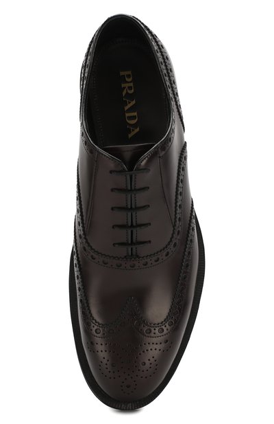 Кожаные оксфорды PRADA, арт. 2EC134-ZJY-F0397, фото 5