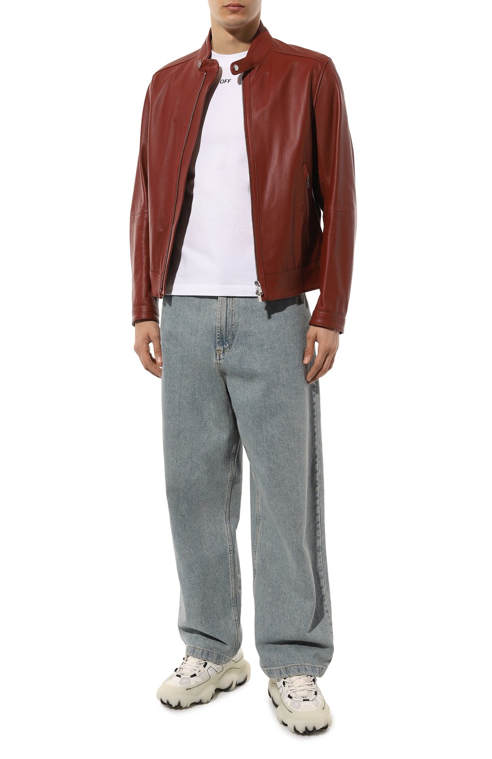 Хлопковая майка OFF-WHITE, арт. 0MAC027C99JER001, фото 2