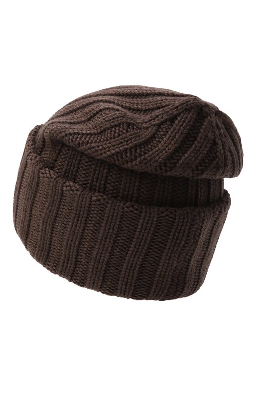 Шерстяная шапка Dsquared2 KNM0202/01W00306 Коричневый  KNM0202/01W00306 Фото 2