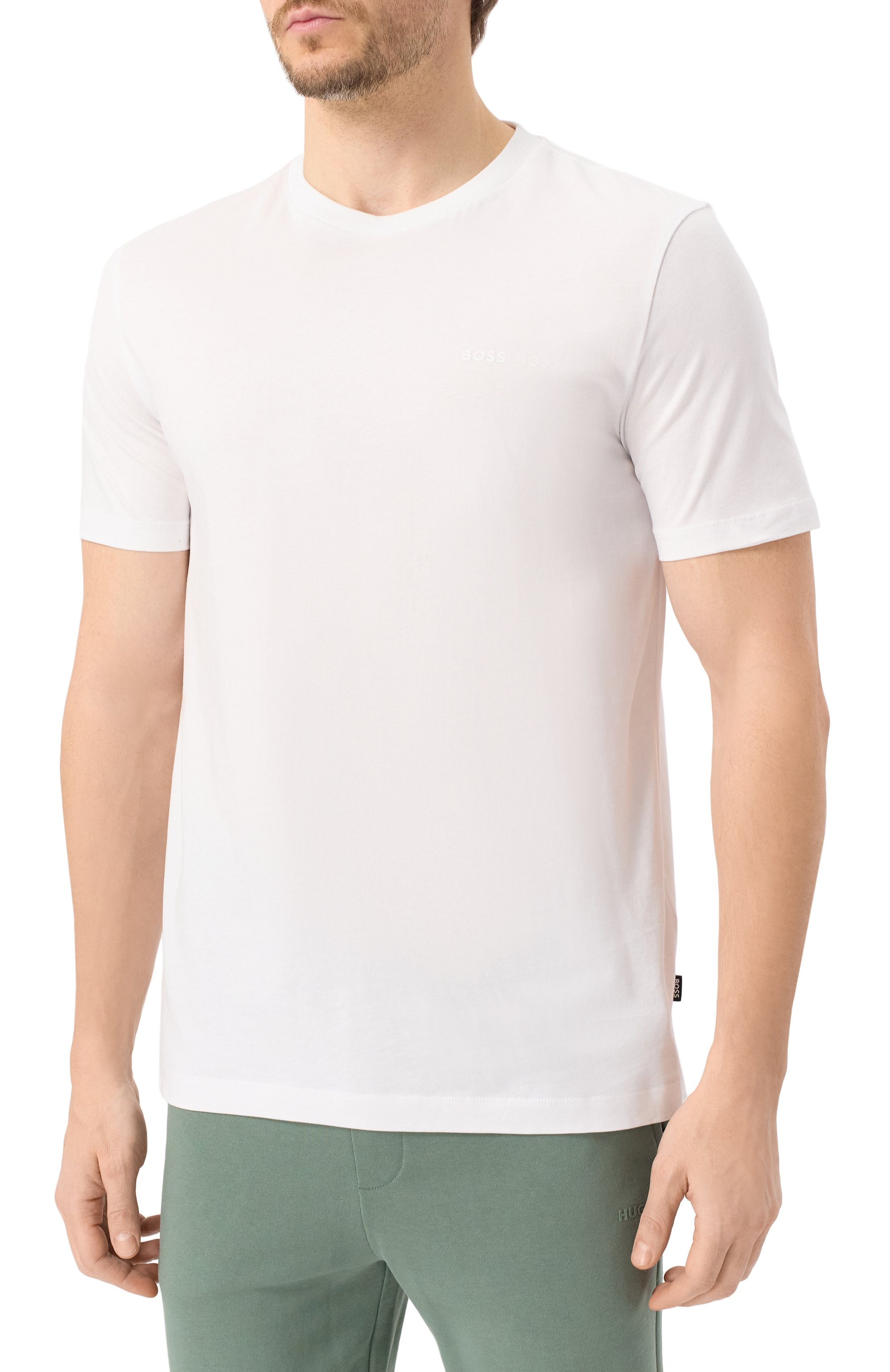 Хлопковая футболка BOSS, арт. 50468347, фото 3