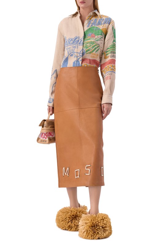 Босоножки Moschino MA1640BC00/MS1 Бежевый  MA1640BC00/MS1 Фото 3