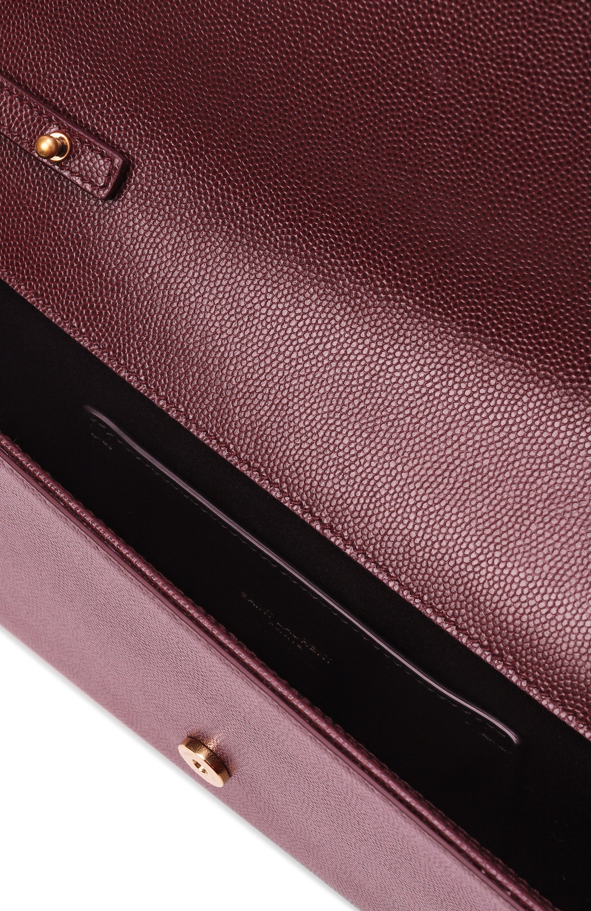 Клатч kate SAINT LAURENT бордового цвета по цене 269500 руб., арт. 851921/AAGBE, фото 5 Клатч kate SAINT LAURENT, арт. 851921/AAGBE, фото 5