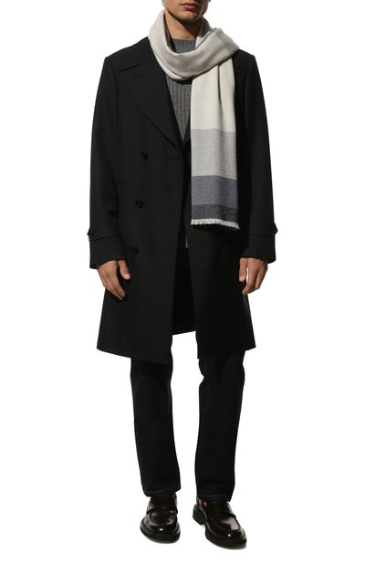 Шарф из шерсти и кашемира BRUNELLO CUCINELLI, арт. MSC666AG, фото 4