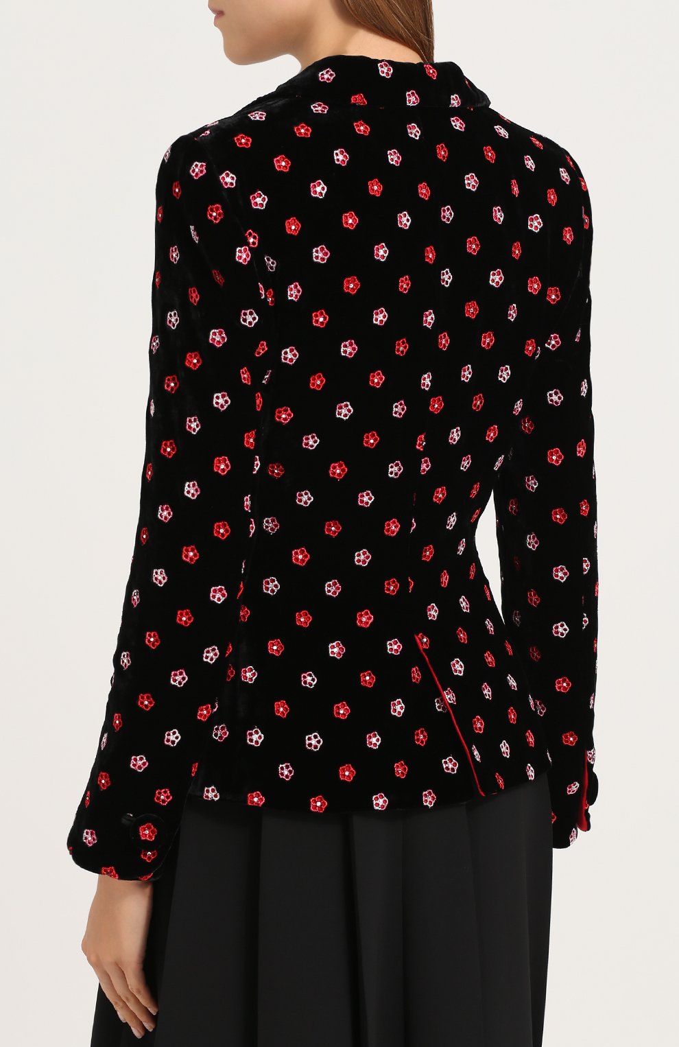 Приталенный жакет на одной пуговице с принтом GIORGIO ARMANI, арт. ZAG26T/ZA816, фото 4