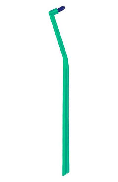 Женская зеленая монопучковая щетка single &amp; sulcular 9мм CURAPROX, арт. 7640134162033