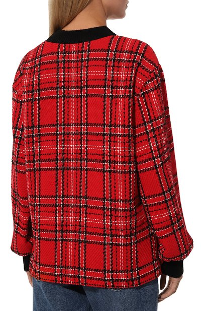 Кардиган MSGM красного цвета по цене 65800 руб., арт. 3741MDG20/247625, фото 4 Кардиган MSGM, арт. 3741MDG20/247625, фото 4