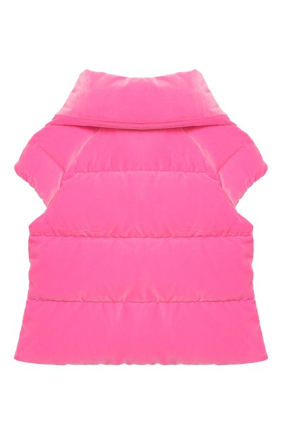 Пуховый жилет IL GUFO розового цвета по цене 31600 руб., арт. A18GT026V0013/2A-4A, фото 2 Пуховый жилет IL GUFO, арт. A18GT026V0013/2A-4A, фото 2