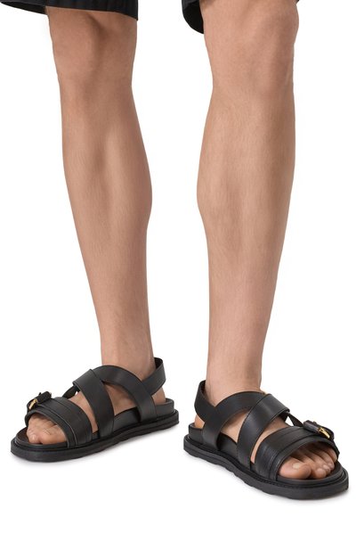 Кожаные сандалии MOSCHINO, арт. 16263/GA0, фото 3