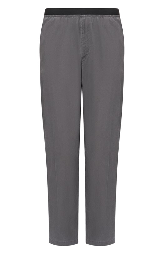 Хлопковые брюки MM6 SH0KA0064/M35741 Серый SH0KA0064/M35741