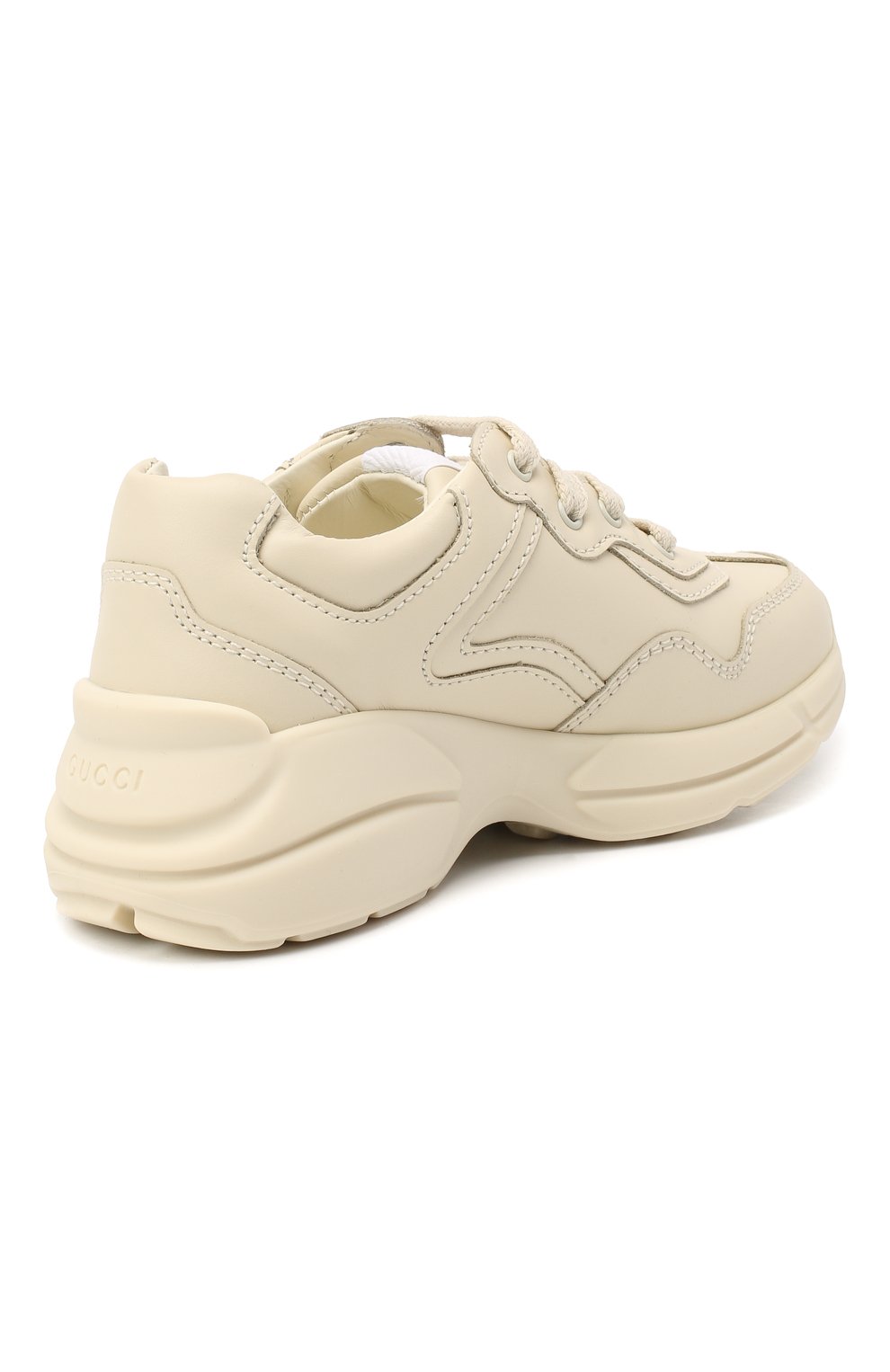 Кожаные кроссовки GUCCI, арт. 611809/DRW00, фото 3