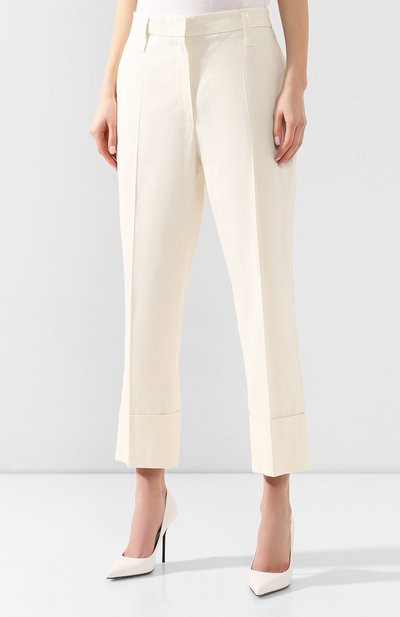 Льняные брюки BRUNELLO CUCINELLI, арт. MF591P7231, фото 3