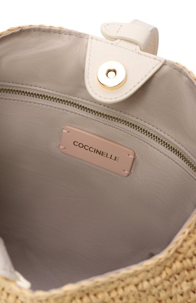 Сумка c-me COCCINELLE бежевого цвета по цене 22575 руб., арт. E1 UV1 13 01 01, фото 5 Сумка c-me COCCINELLE, арт. E1 UV1 13 01 01, фото 5