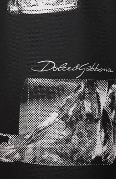 Мужские шелковые домашние брюки DOLCE & GABBANA черного цвета, арт. GVCRAT/HI1V0 | Фото 6 (Длина (брюки, джинсы): Стандартные; Материал внешний: Шелк; Материал сплава: Проставлено; Драгоценные камни: Проставлено; Кросс-КТ: домашняя одежда)