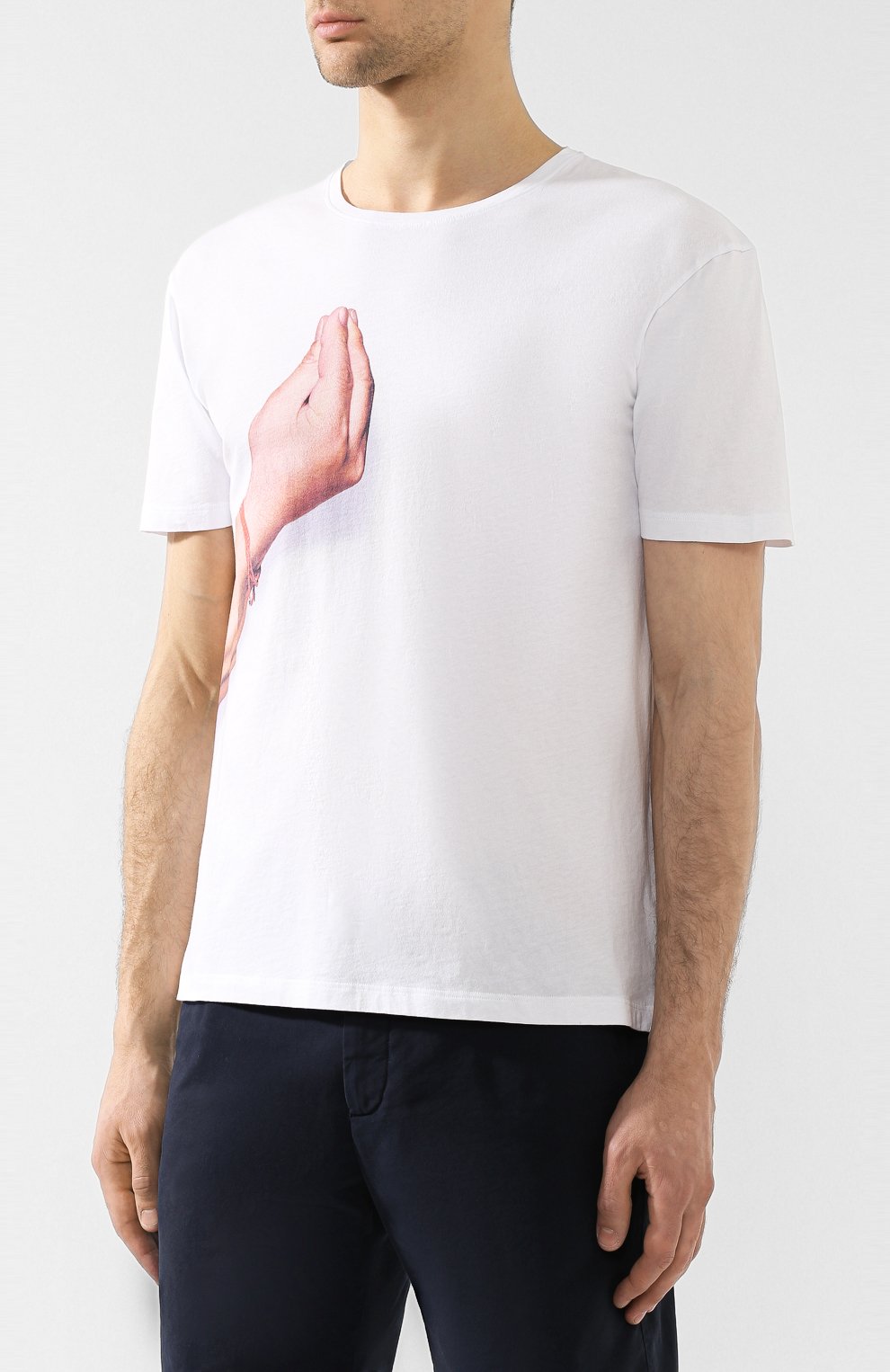 Хлопковая футболка ISAIA, арт. MCC005/JC002, фото 3