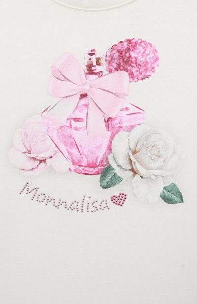 Хлопковая футболка MONNALISA, арт. 310600., фото 3