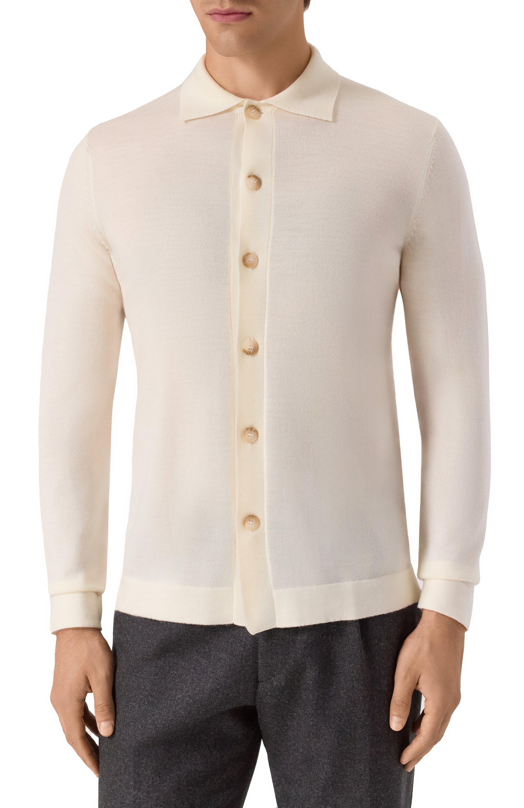 Шерстяная рубашка GRAN SASSO, арт. 57116/14822, фото 3