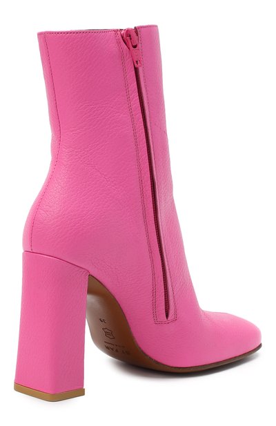 Кожаные ботильоны elliot BY FAR, арт. 20PFELTBHTPGRL, фото 4