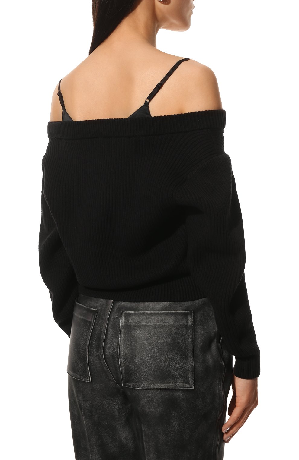 Хлопковый свитер ALEXANDERWANG.T, арт. 4KC1221009, фото 4