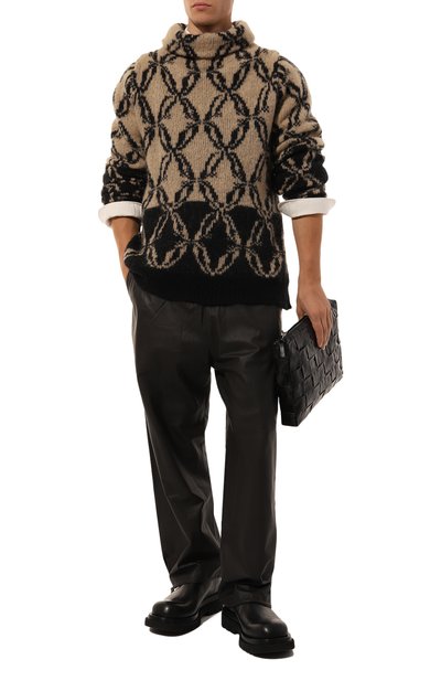 Кожаные брюки BOTTEGA VENETA, арт. 652882/VKVL0, фото 2