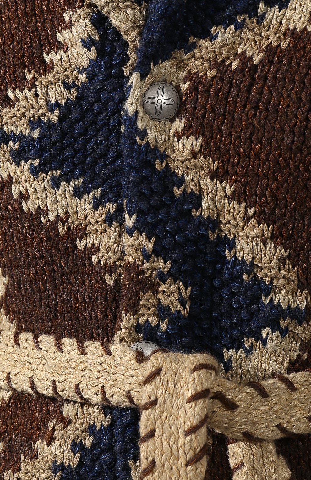 Кардиган с поясом RRL бежевого цвета по цене 189500 руб., арт. 282763313, фото 5 Кардиган с поясом RRL, арт. 282763313, фото 5
