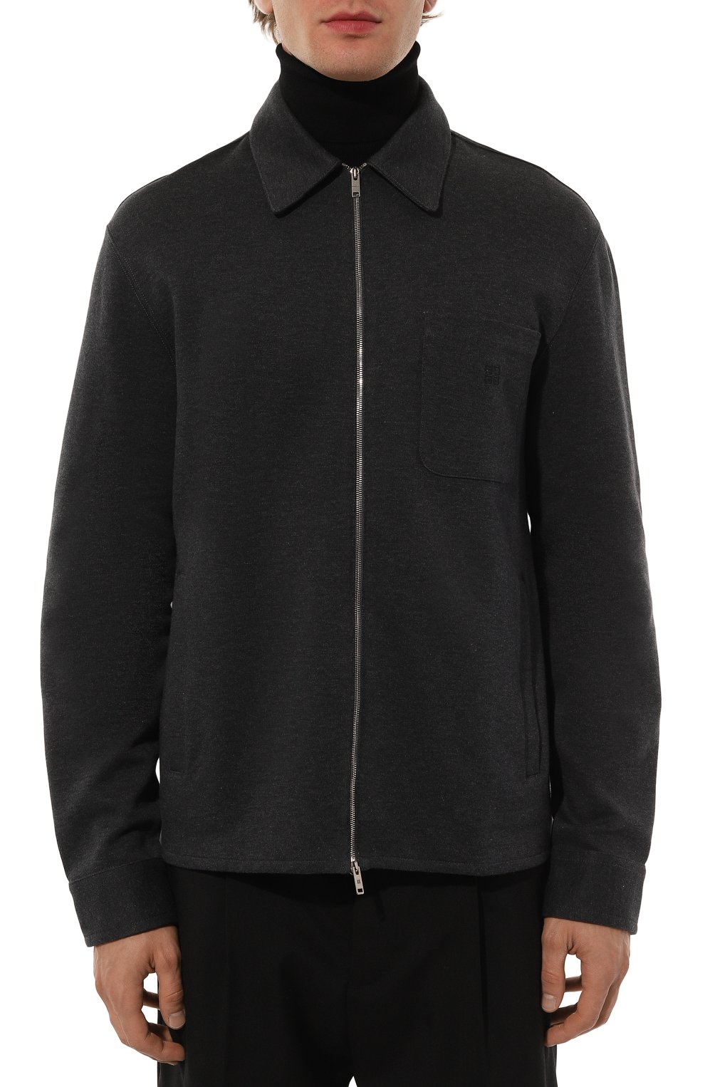 Хлопковая рубашка GIVENCHY, арт. BM610G/3YMC, фото 3