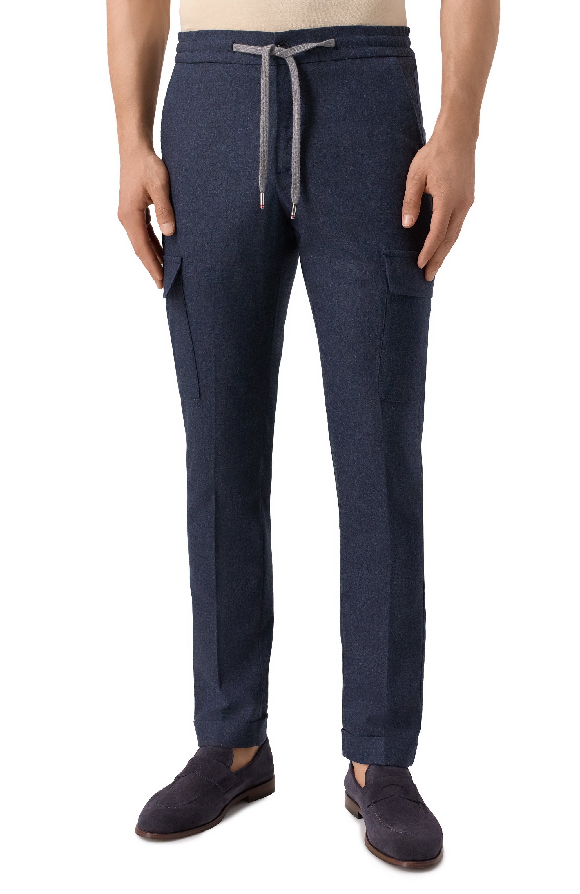 Брюки-карго из шерсти и кашемира MARCO PESCAROLO, арт. T0R/5229, фото 3