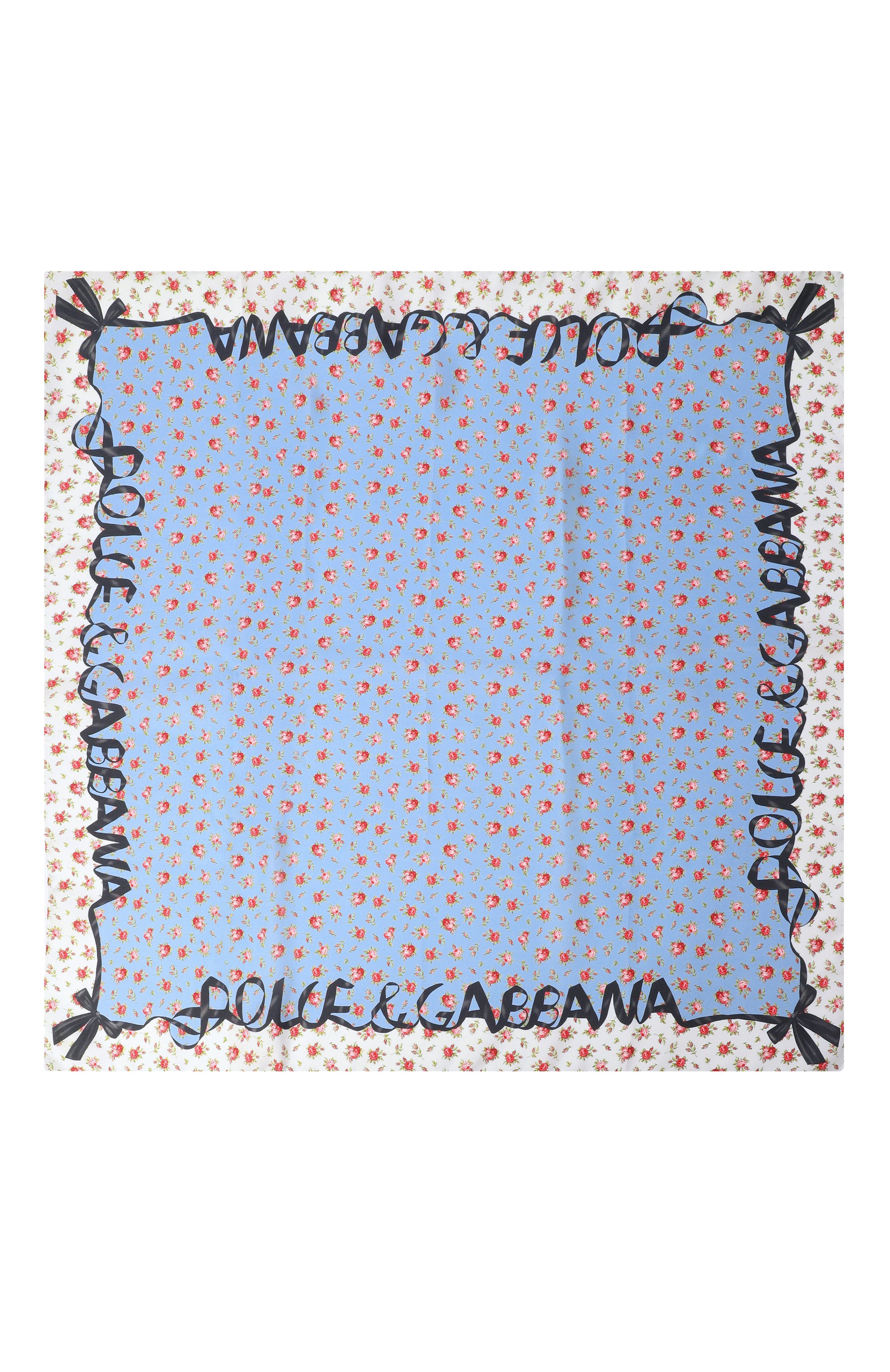 Шелковый платок DOLCE & GABBANA, арт. FN090R/GDDL0, фото 4