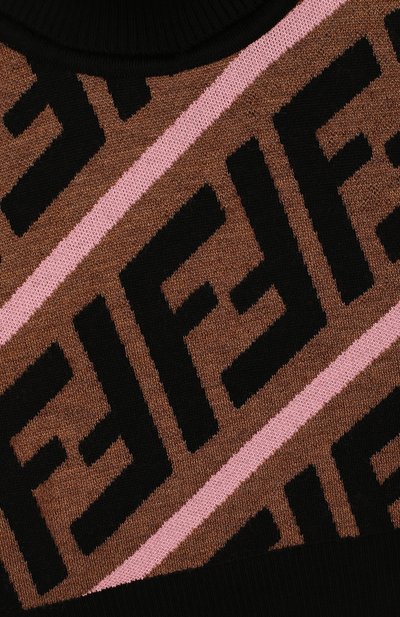 Укороченный свитер из шерсти FENDI, арт. JFG051/A8L7/3A-5A, фото 3