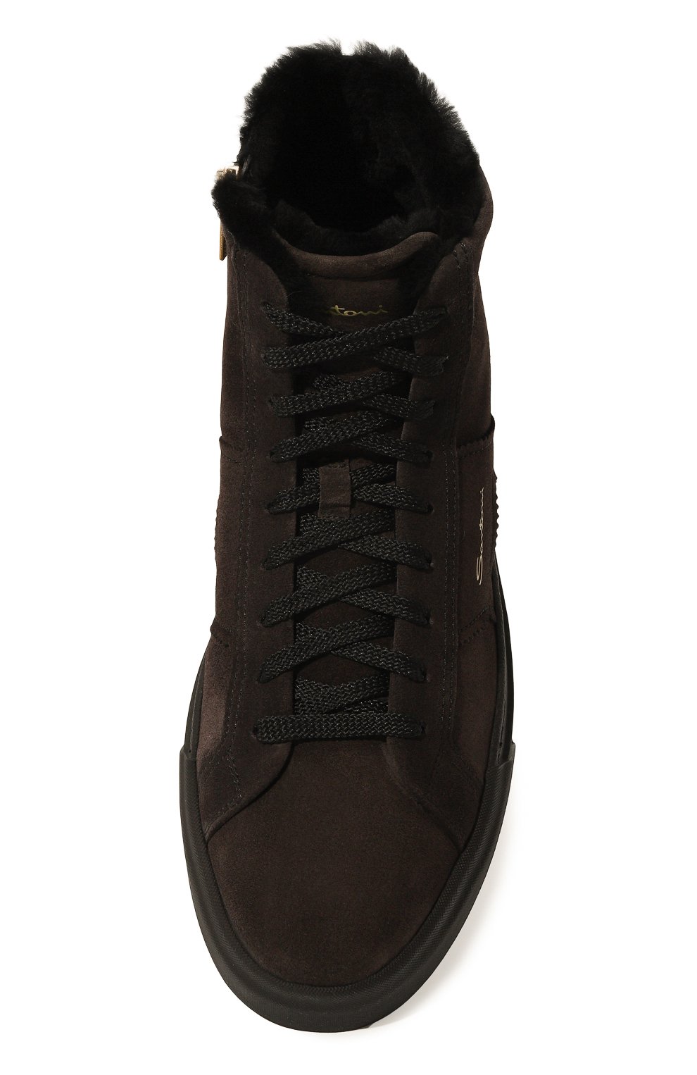 Замшевые кеды gloria SANTONI, арт. MBGG21933NE0PSEY, фото 6