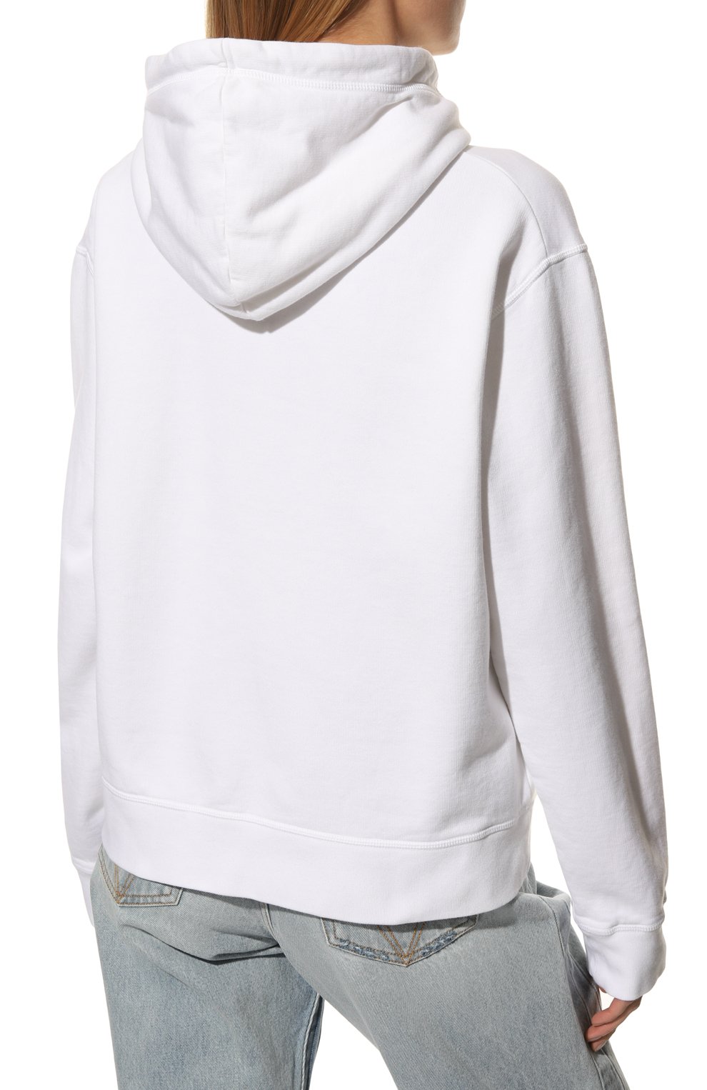 Хлопковое худи DSQUARED2 белого цвета по цене 52900 руб., арт. S75GU0470/S25030, фото 4 Хлопковое худи DSQUARED2, арт. S75GU0470/S25030, фото 4