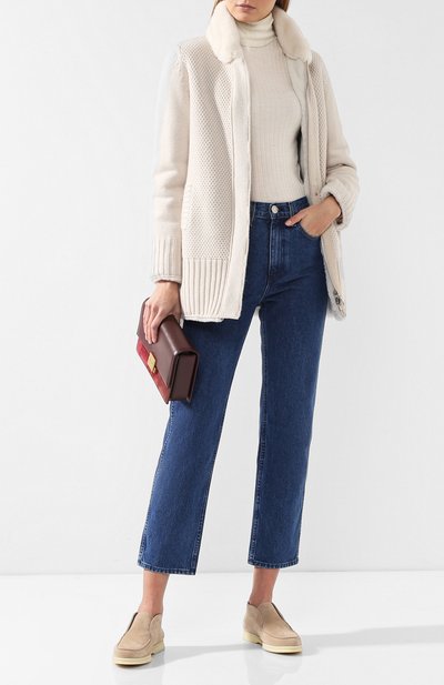 Кашемировое полупальто на меху LORO PIANA, арт. FAI3275, фото 2