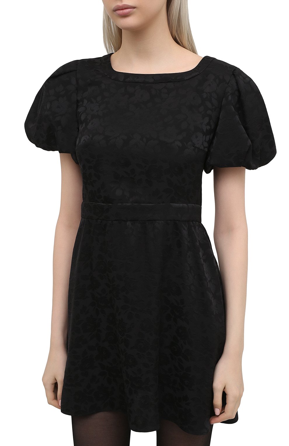 Шелковое платье SAINT LAURENT, арт. 647954/Y7B33, фото 3