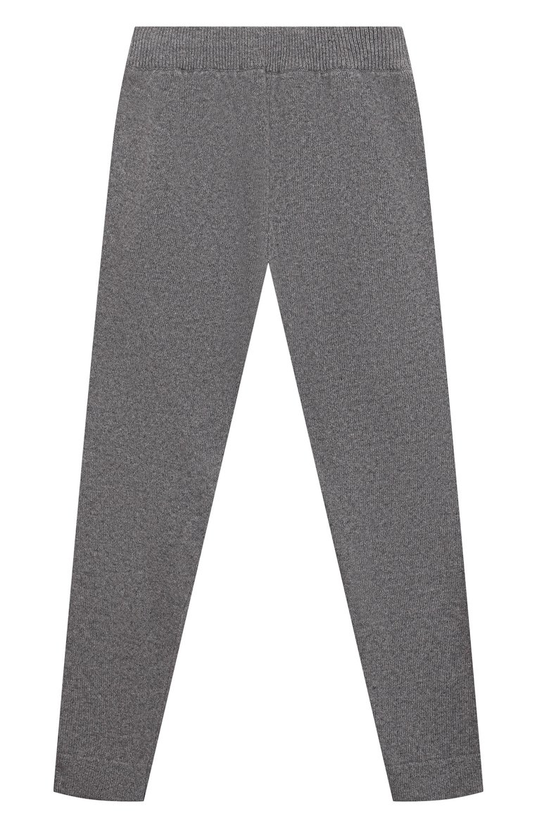 Детская комплект из пуловера и брюк WOOL AND COTTON серого цвета, арт. KRUFP-003 | Фото 5 (Материал внешний: Шерсть; Материал сплава: Проставлено; Драгоценные камни: Проставлено; Рукава: Длинные; Девочки Кросс-КТ: Костюмы-спорт; Ростовка одежда: 5 лет | 110 см, 6 лет | 116 см, 8 лет | 128 см, 10 - 11 лет | 140 - 146см, 13 - 15 лет | 158 см, 24 мес | 92 см)