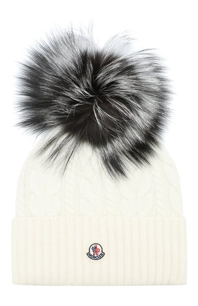 Шапка из смеси шерсти и кашемира с меховым помпоном MONCLER, арт. D2-093-99608-10-948AK, фото 1