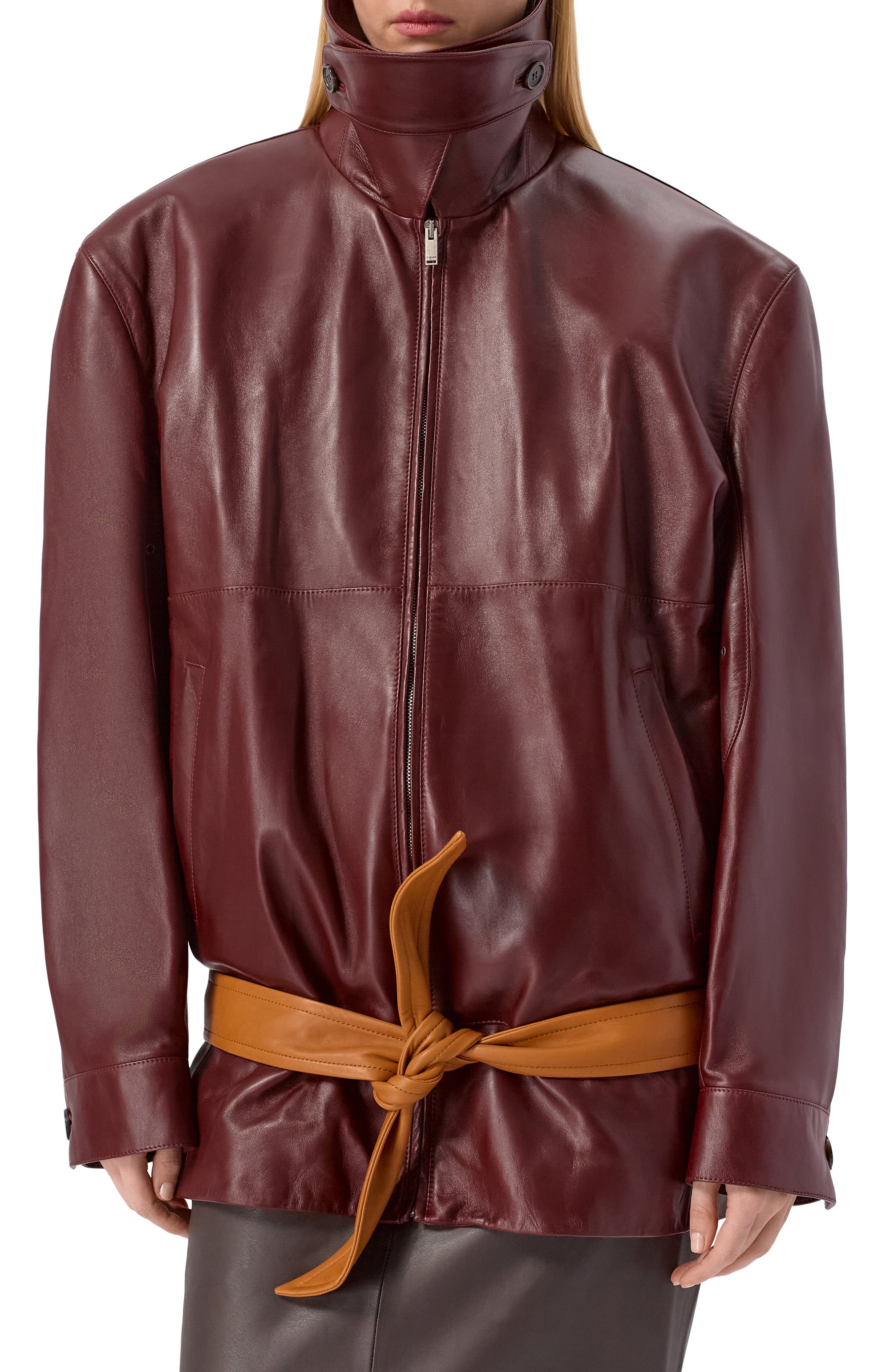 Кожаная куртка SAINT LAURENT, арт. 850082/YCTP2, фото 3