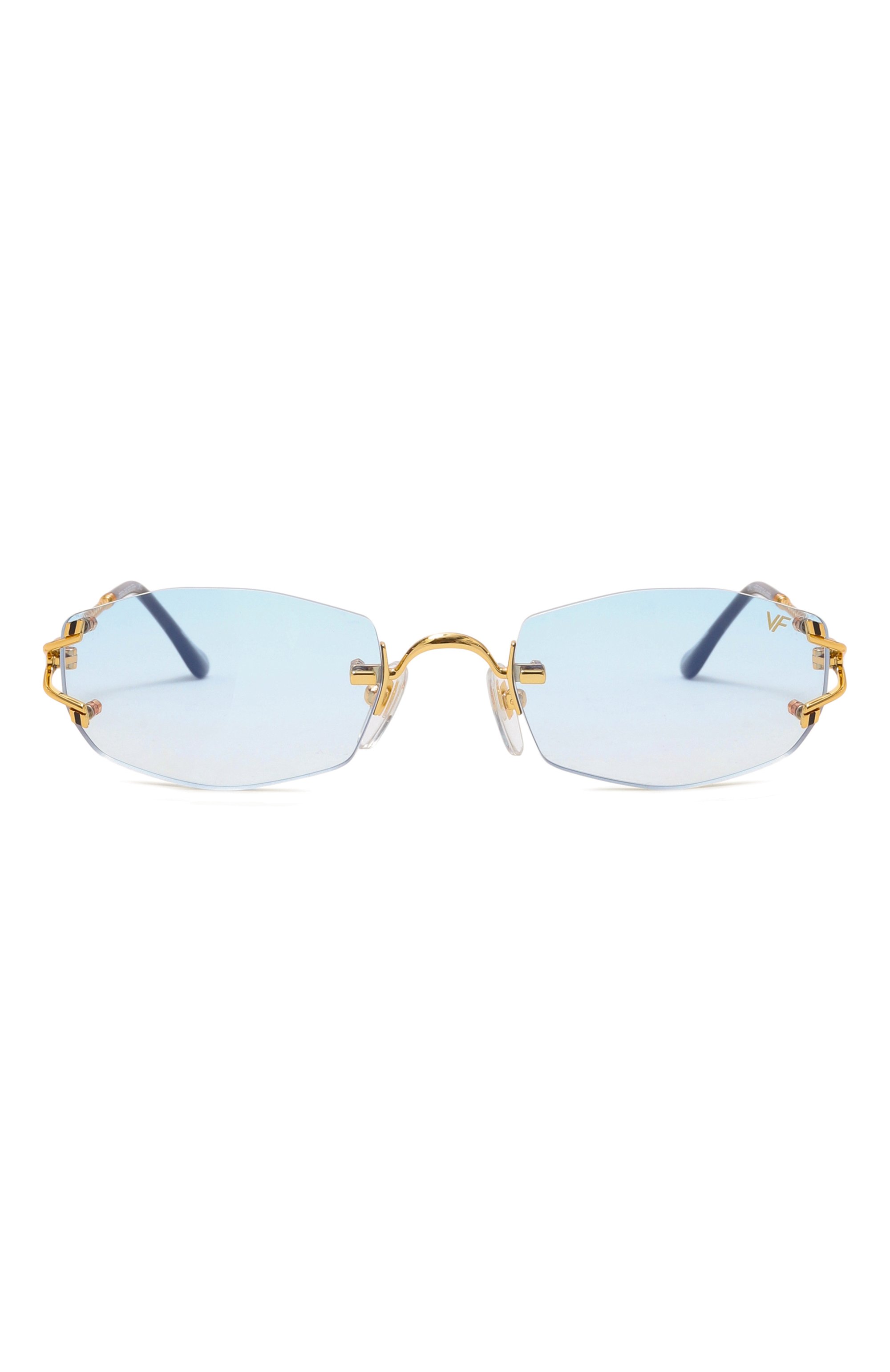 Солнцезащитные очки VINTAGE FRAMES, арт. ASPEN 24KT G0LD/BLUE GRADIENT, фото 3