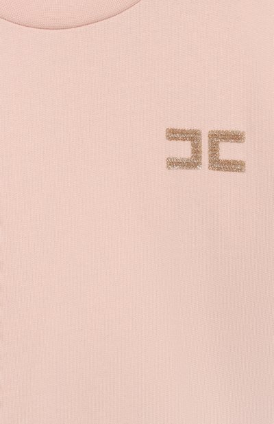 Хлопковый с витшот ELISABETTA FRANCHI LA MIA BAMBINA, арт. EFFE1680/FF002_001, фото 3