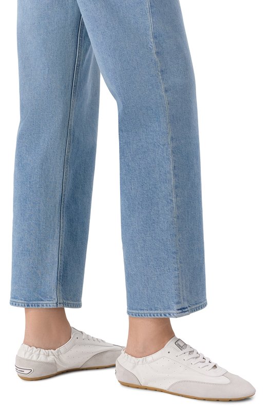 Кожаные кроссовки Lewis Saint Laurent 862606/AAGB9 Белый  862606/AAGB9 Фото 2