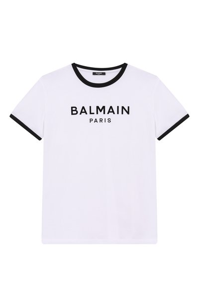 Хлопковая футболка BALMAIN, арт. BW8Q31
