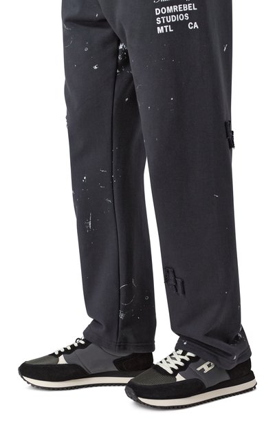 Комбинированные кроссовки s-d DIESEL черного цвета по цене 21600 руб., арт. Y03720/PS326, фото 3 Комбинированные кроссовки s-d DIESEL, арт. Y03720/PS326, фото 3